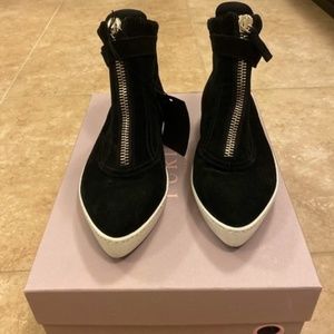 Furla Spy Suede Onyx Boots/Booties